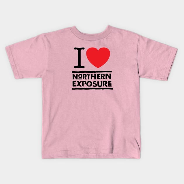 I Heart (Love) Northern Exposure Kids T-Shirt by MitchLinhardt